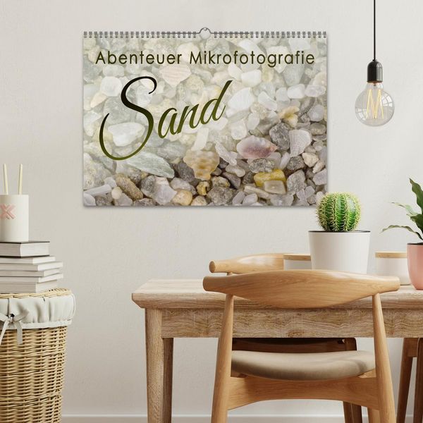 Produktbild: Abenteuer Mikrofotografie Sand (Wandkalender 2026 DIN A3 quer), CALVENDO Monatskalender