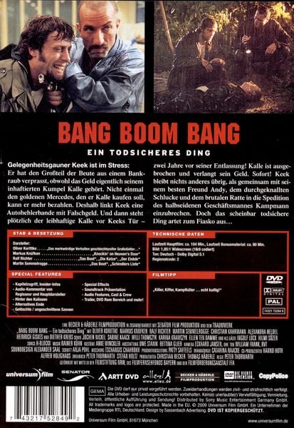 Produktbild: Bang Boom Bang - Ein todsicheres Ding