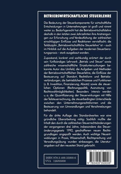 Produktbild: Betriebswirtschaftliche Steuerlehre