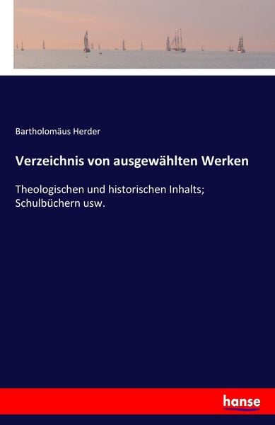 Produktbild: Verzeichnis von ausgew&auml;hlten Werken
