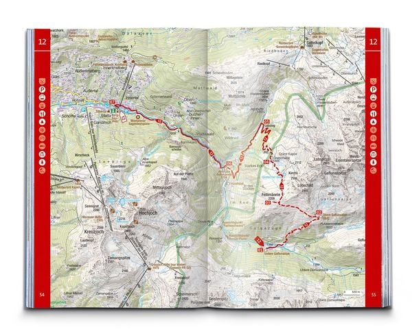 Produktbild: KOMPASS Wanderf&uuml;hrer Montafon, Arlberg, Silvretta, 60 Touren mit Extra-Tourenkarte