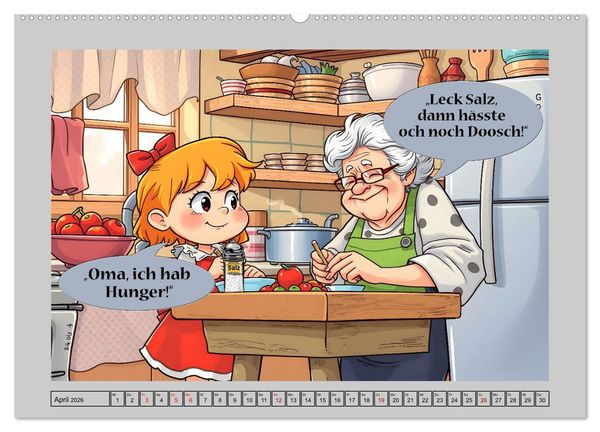 Produktbild: K&ouml;lscher Frohsinn auf K&ouml;lsch (Wandkalender 2026 DIN A2 quer), CALVENDO Monatskalender