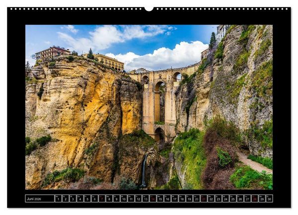 Produktbild: Andalusien - Die Seele Spaniens (hochwertiger Premium Wandkalender 2026 DIN A2 quer), Kunstdruck in Hochglanz
