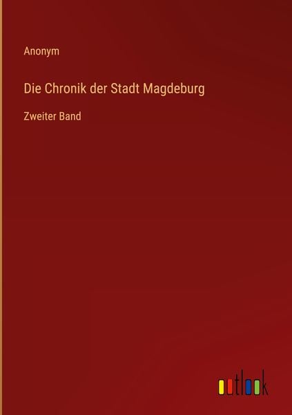 Produktbild: Die Chronik der Stadt Magdeburg