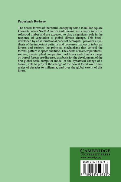 Produktbild: A Systems Analysis of the Global Boreal Forest