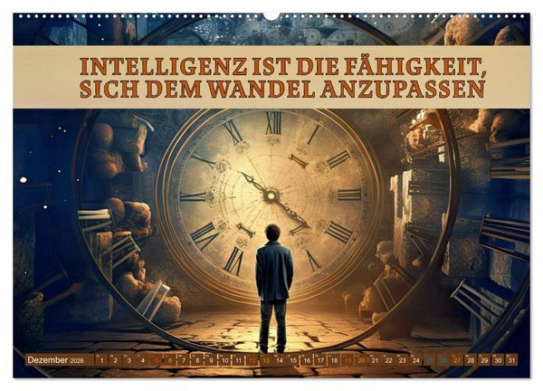 Produktbild: Im Flow der Zeit - im Hier und Jetzt (Wandkalender 2026 DIN A2 quer), CALVENDO Monatskalender