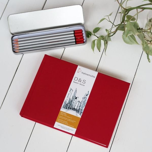 Produktbild: Hahnem&uuml;hle Papier Skizzenbuch D&S, DIN A5 Hochformat, 140 g/m&sup2;