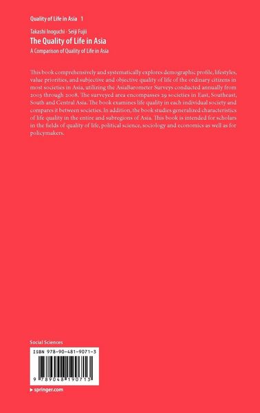 Produktbild: The Quality of Life in Asia