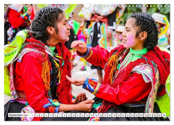 Produktbild: Traditionen und Feste im Hochland von Peru (Wandkalender 2026 DIN A3 quer), CALVENDO Monatskalender