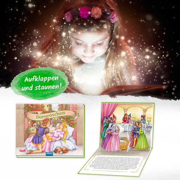 Produktbild: Tr&ouml;tsch M&auml;rchenbuch Pop-up-Buch Dornr&ouml;schen