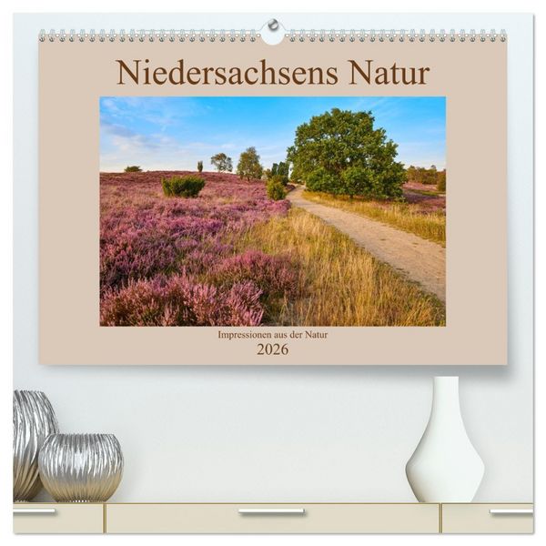 Produktbild: Niedersachsens Natur (hochwertiger Premium Wandkalender 2026 DIN A2 quer), Kunstdruck in Hochglanz