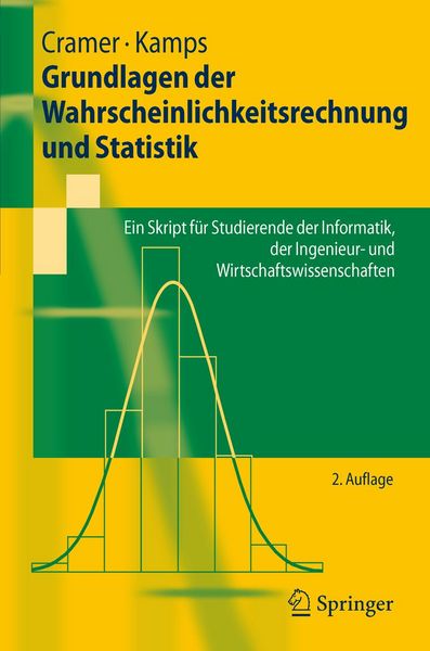 Produktbild: Grundlagen der Wahrscheinlichkeitsrechnung und Statistik