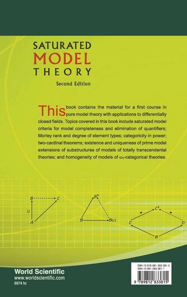 Produktbild: Saturated Model Theory (second Edition)