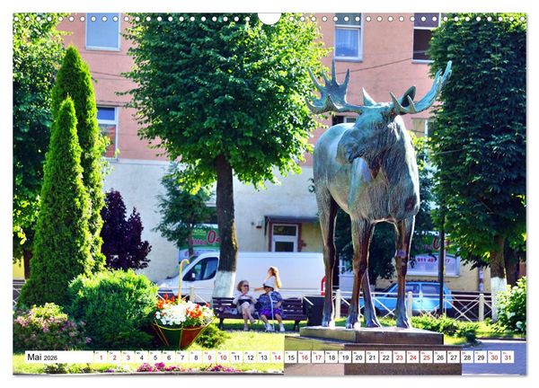 Produktbild: Ostpreu&szlig;ens Elche (Wandkalender 2026 DIN A3 quer), CALVENDO Monatskalender