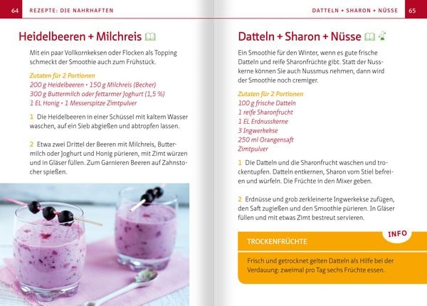 Produktbild: Smoothies f&uuml;r K&ouml;rper, Geist und Seele. Kompakt-Ratgeber