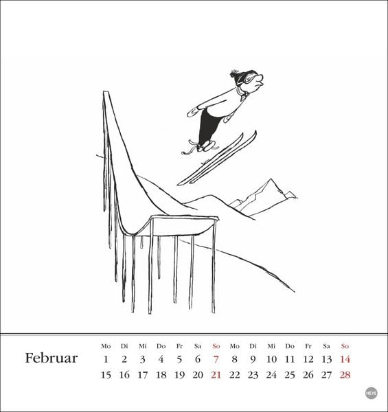 Produktbild: Loriot Postkartenkalender 2027