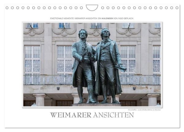 Produktbild: Emotionale Momente: Weimarer Ansichten. (Wandkalender 2027 DIN A4 quer), CALVENDO Monatskalender