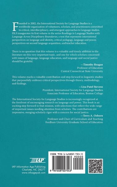 Produktbild: Language Across Disciplinary Boundaries