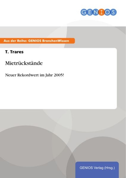 Produktbild: Mietr&uuml;ckst&auml;nde