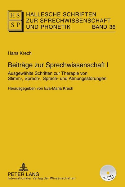 Produktbild: Beitr&auml;ge zur Sprechwissenschaft I