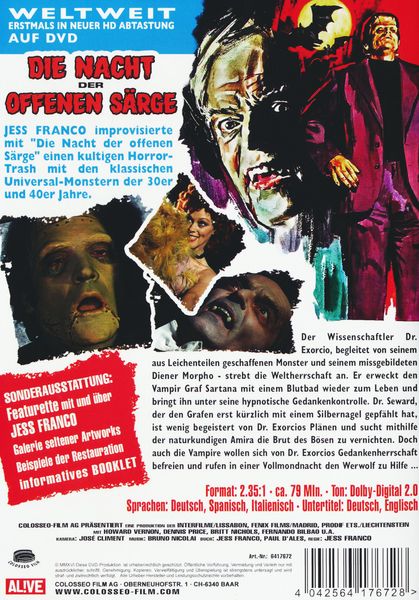Produktbild: Die Nacht der offenen S&auml;rge