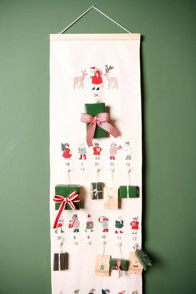 Produktbild: Stickpackung Vorgezeichnet, Adventskalender Kinder