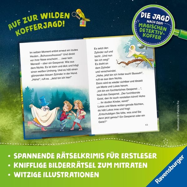Produktbild: Die Jagd nach dem magischen Detektivkoffer, Band 7 - Das verflixt verfluchte Geisterhaus