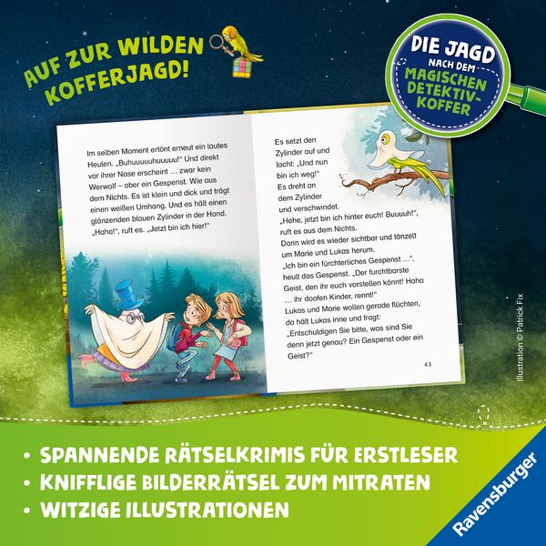 Produktbild: Die Jagd nach dem magischen Detektivkoffer, Band 7 - Das verflixt verfluchte Geisterhaus