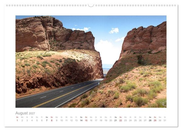 Produktbild: Wundersch&ouml;nes Amerika (hochwertiger Premium Wandkalender 2027 DIN A2 quer), Kunstdruck in Hochglanz