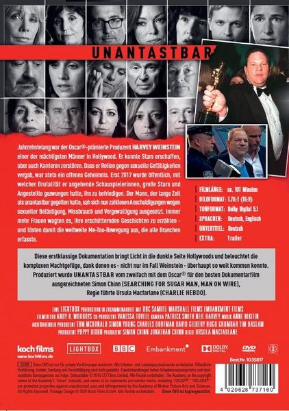 Produktbild: Unantastbar - Der Fall Harvey Weinstein