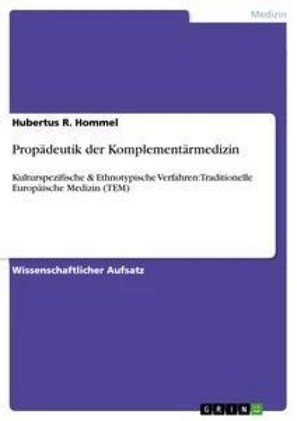 Produktbild: Prop&auml;deutik der Komplement&auml;rmedizin