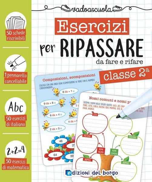 Produktbild: Esercizi per ripassare da fare e rifare. Classe seconda