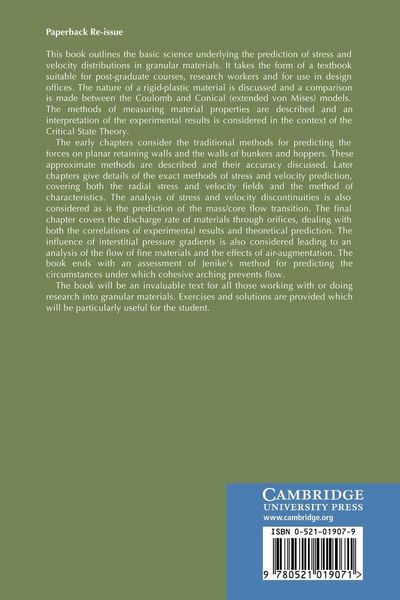 Produktbild: Statics and Kinematics of Granular Materials