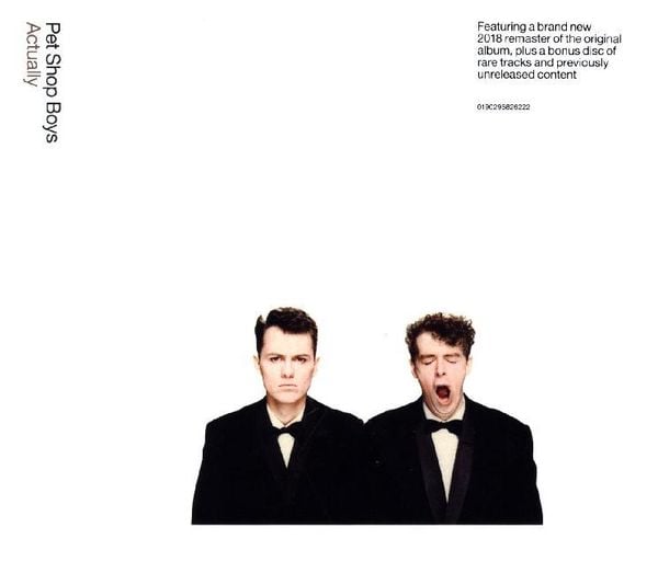 Actually:Further Listening 1987-1988 - Pet Shop Boys, CD