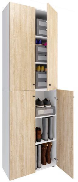 Produktbild: XL Holz Gro&szlig;er Schuhschrank Schuhkommode Lona 6