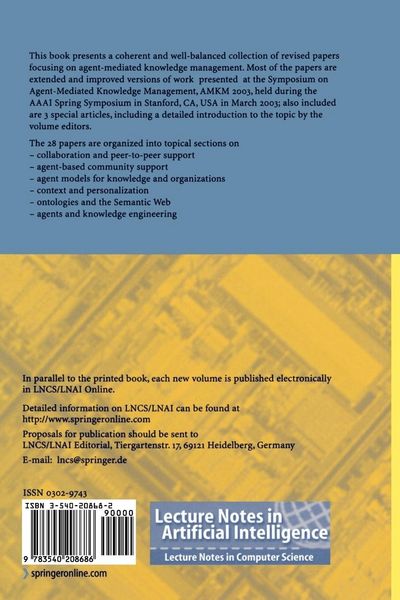 Produktbild: Agent-Mediated Knowledge Management