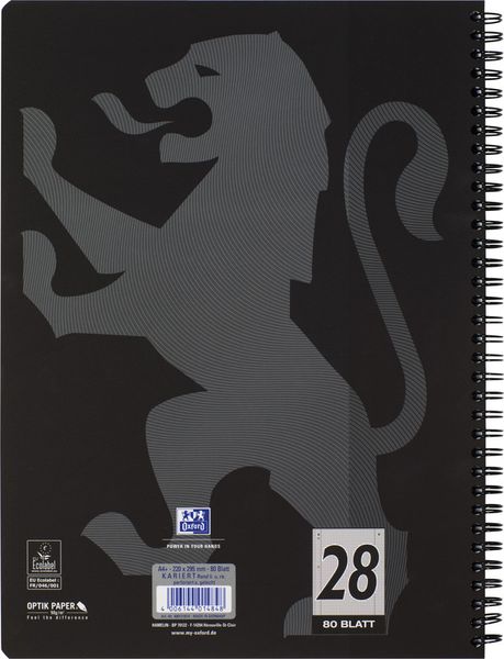 Produktbild: Collegeblock TOUCH A4 ka. schw
