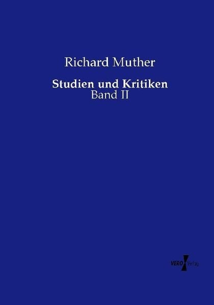 Produktbild: Studien und Kritiken