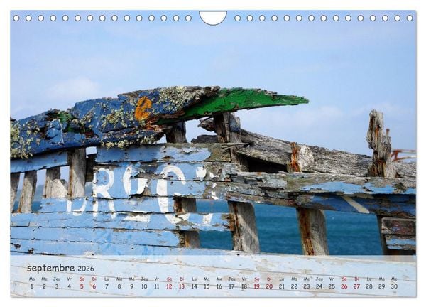 Produktbild: Bretagne Ambiance d'un cimeti&egrave;re &agrave; bateaux (Calendrier mural 2026 DIN A4 vertical), CALVENDO calendrier mensuel