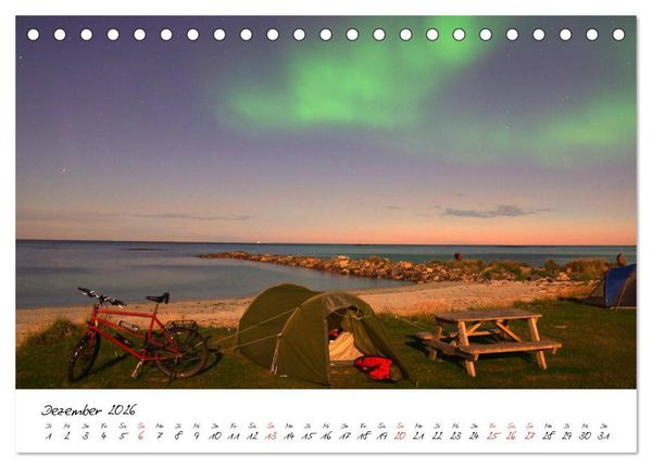 Produktbild: Abenteuer Radreisen (Tischkalender 2026 DIN A5 quer), CALVENDO Monatskalender