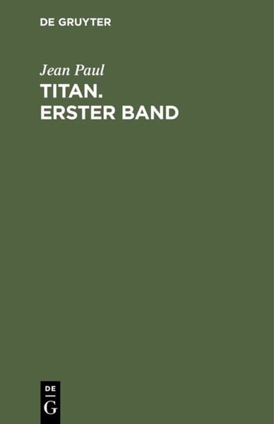 Produktbild: Titan. Erster Band