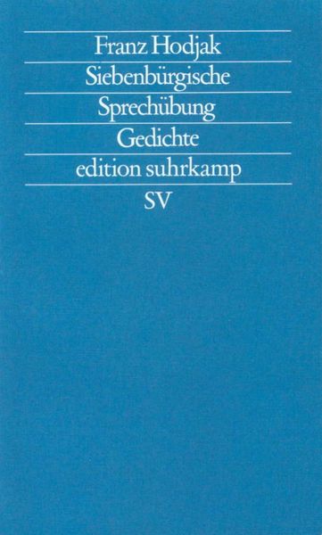 Produktbild: Siebenb&uuml;rgische Sprech&uuml;bung