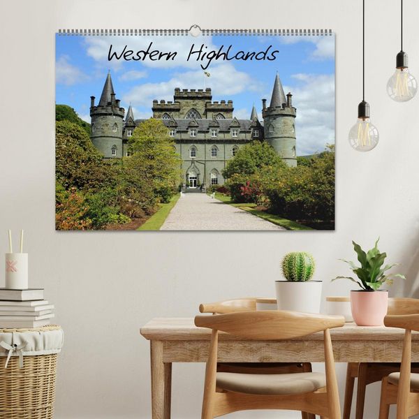 Produktbild: Western Highlands - Schottland (Wandkalender 2026 DIN A2 quer), CALVENDO Monatskalender
