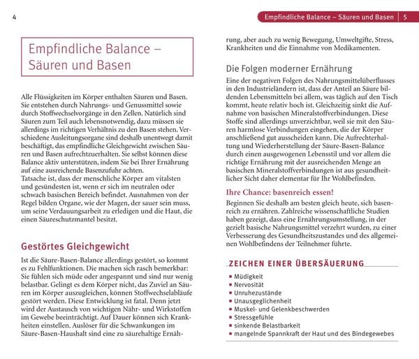 Produktbild: S&auml;ure-Basen-Balance