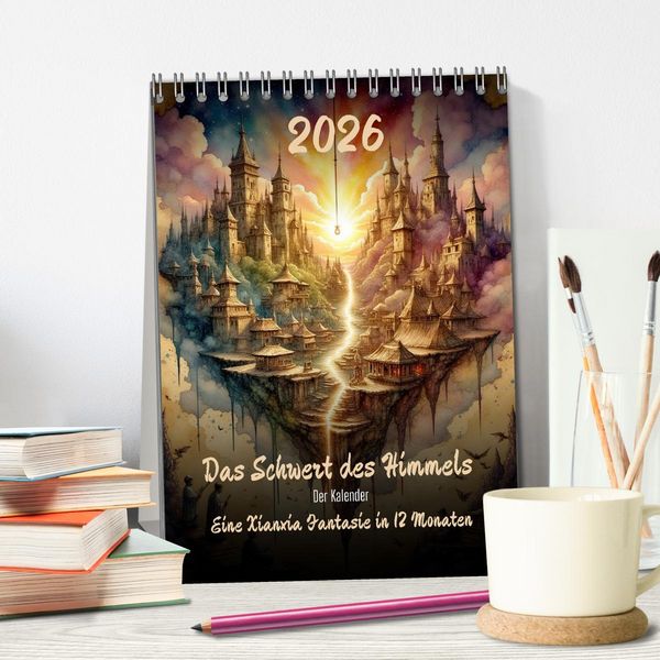 Produktbild: Das Schwert des Himmels - Der Kalender (Tischkalender 2026 DIN A5 hoch), CALVENDO Monatskalender
