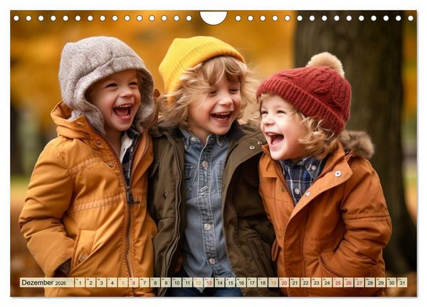 Produktbild: Kinder Lachen (Wandkalender 2026 DIN A4 quer), CALVENDO Monatskalender