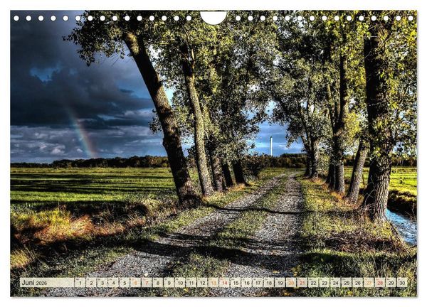 Produktbild: Landschaft an der W&uuml;mme (Wandkalender 2026 DIN A4 quer), CALVENDO Monatskalender