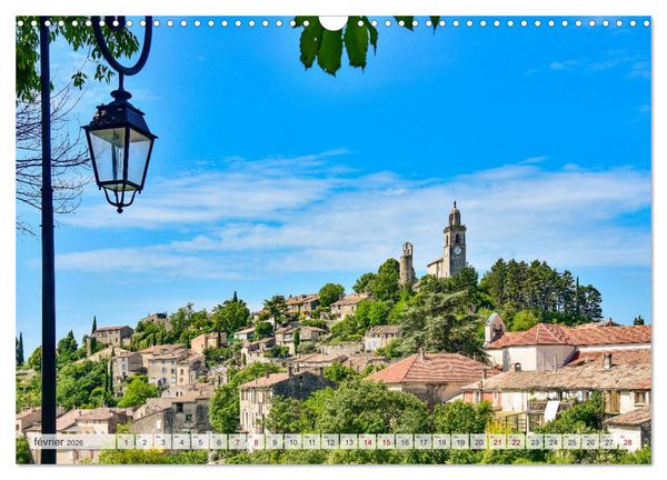 Produktbild: Les villages perch&eacute;s de Provence (Calendrier mural 2026 DIN A3 vertical), CALVENDO calendrier mensuel
