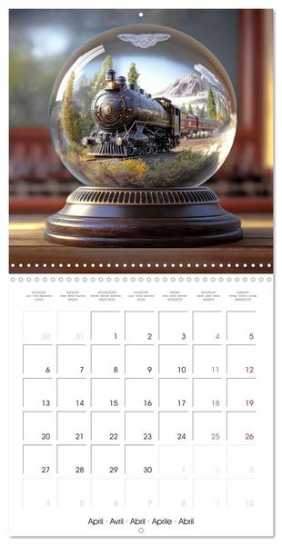 Produktbild: Small world in the glas sphere (Wall Calendar 2026 12 &times; 12 Inch) CALVENDO 12 Month Wall Calendar
