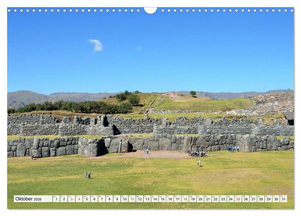 Produktbild: Inkabauten in PERU, Bauwerke eines gro&szlig;en Reiches (Wandkalender 2026 DIN A3 quer), CALVENDO Monatskalender